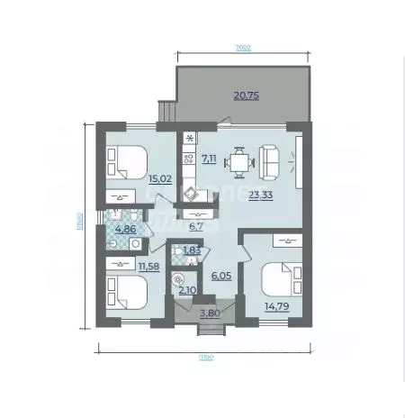 Дом в Краснодарский край, Анапа муниципальный округ, Уташ хут. пер. ... - Фото 2