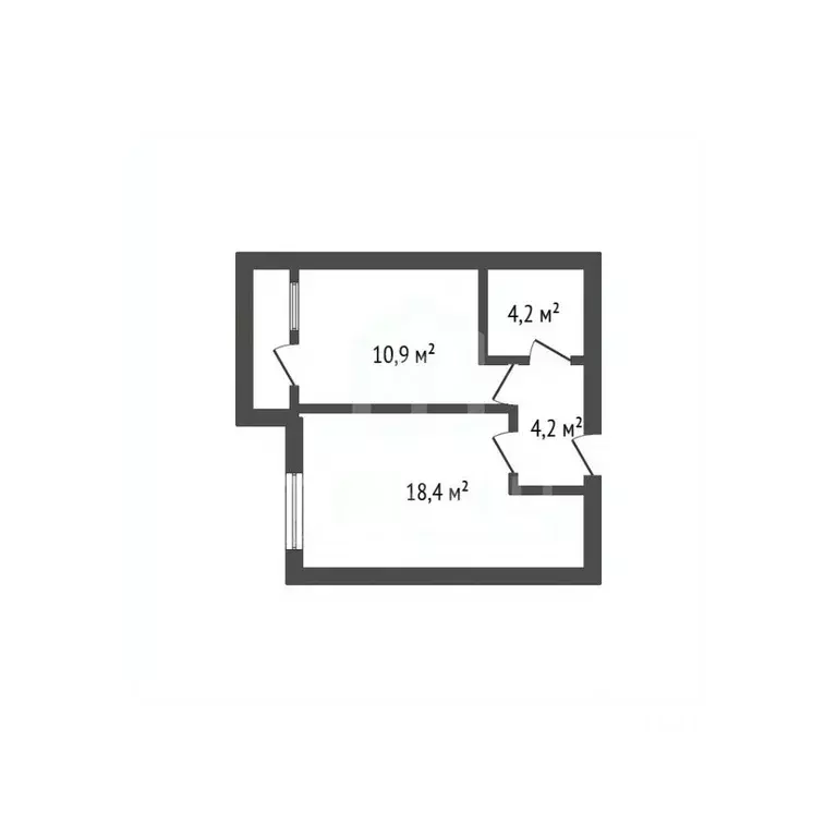 1-к кв. Ленинградская область, Мурино Всеволожский район, аллея ... - Фото 2