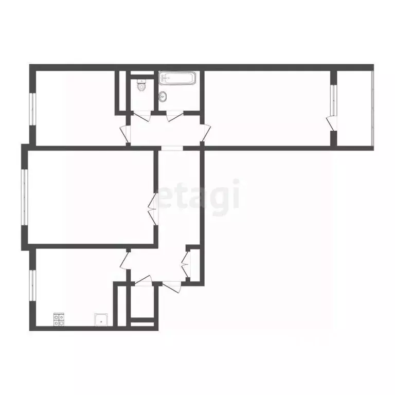 3-к кв. Смоленская область, Смоленск ул. Маршала Еременко, 8 (70.0 м) - Фото 1