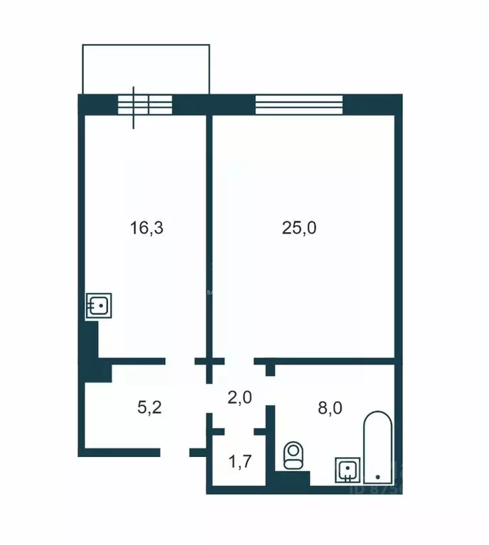 1-к кв. Новосибирская область, Новосибирск ул. Татьяны Снежиной, 45 ... - Фото 2