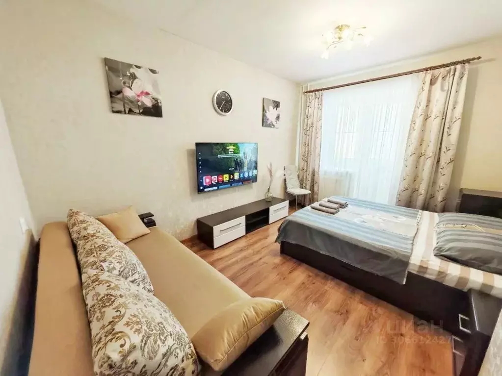 1-к кв. Архангельская область, Архангельск Никольский просп., 44к1 ... - Фото 1