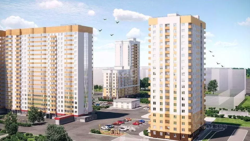 1-к кв. Ульяновская область, Ульяновск ул. Карбышева, 1В (42.9 м) - Фото 1