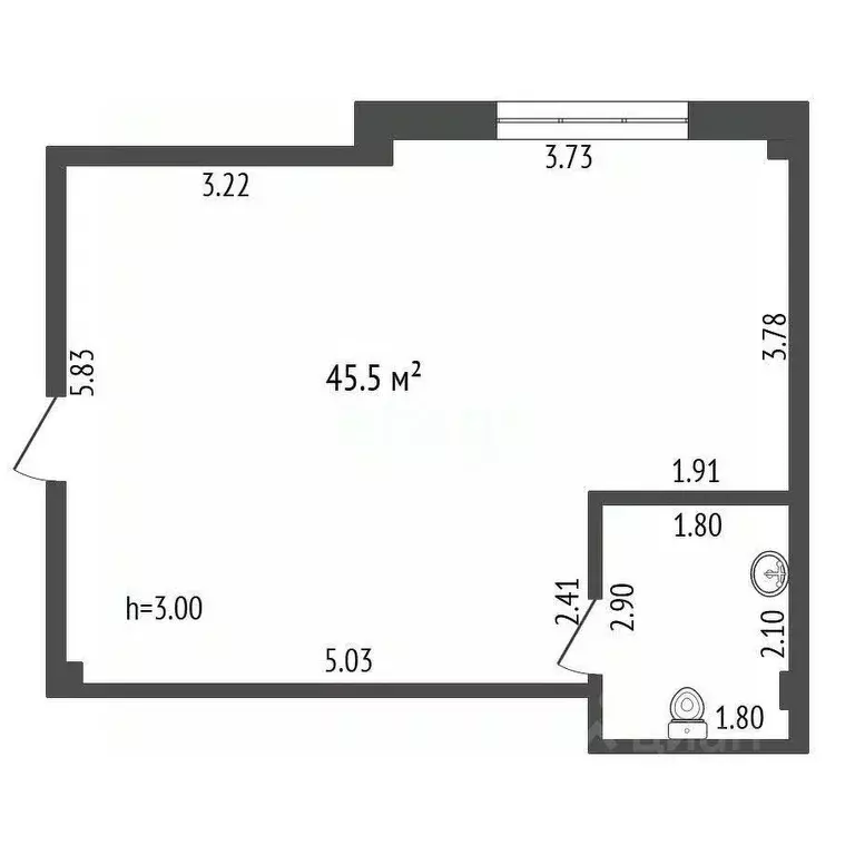 Торговая площадь в Севастополь ул. Тараса Шевченко, 49 (45 м) - Фото 0