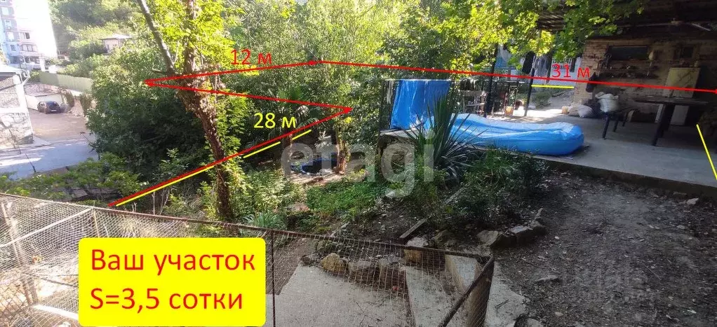 Участок в Крым, Ялта муниципальный округ, Массандра пгт ул. Винодела ... - Фото 0