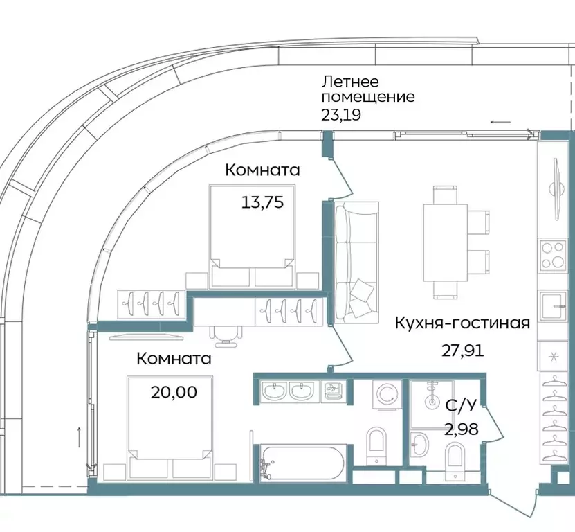 3-к кв. Крым, Саки ул. Морская (87.83 м) - Фото 1