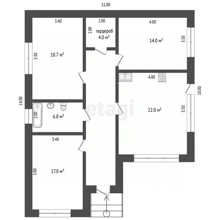 Дом в Севастополь с. Полюшко, ул. Зеленая, 12 (120 м) - Фото 2