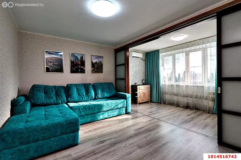 1-комнатная квартира: Краснодар, Черкасская улица, 55 (55 м) - Фото 1