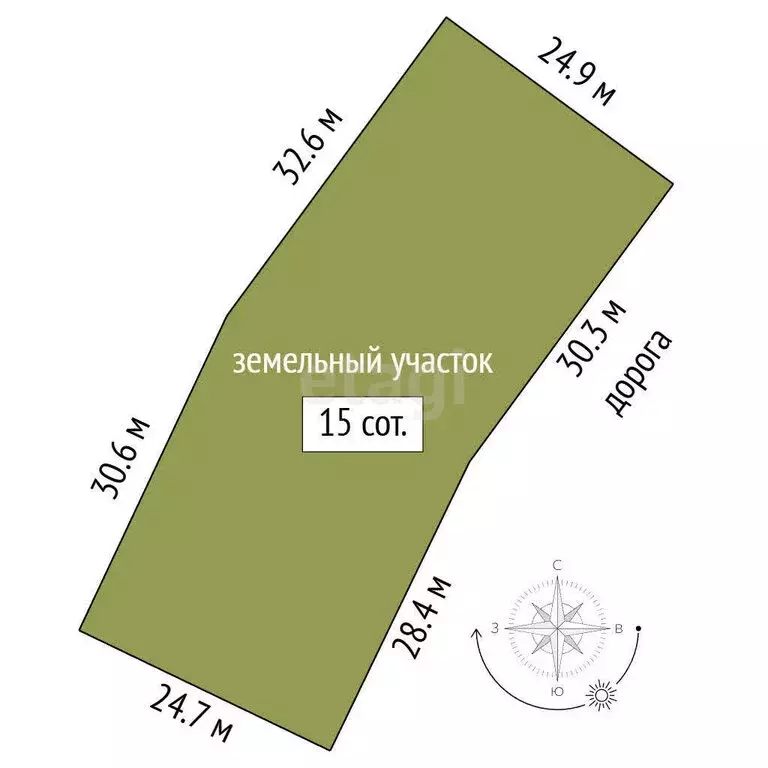 Участок в Матросы, Речная улица (15 м) - Фото 1