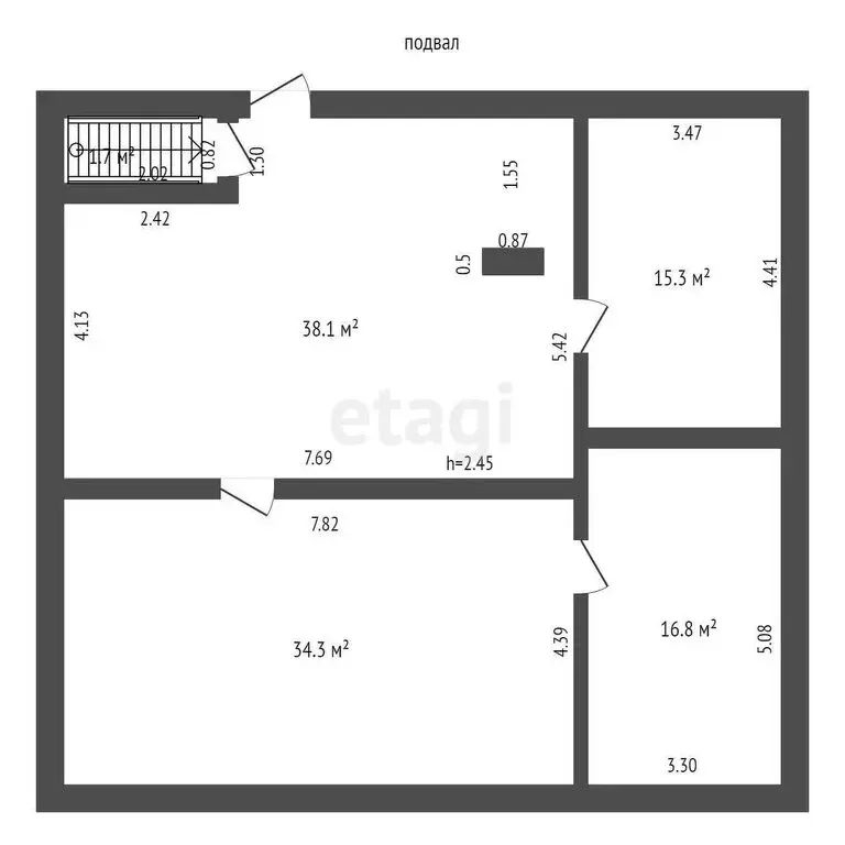Дом в село Белый Яр, Енисейская улица (279.9 м) - Фото 0