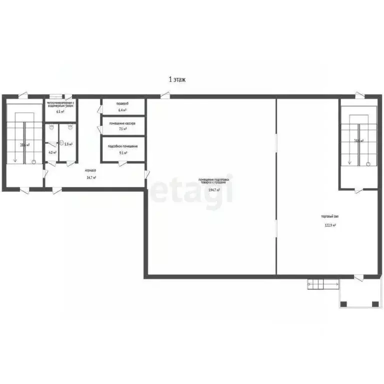 Торговая площадь в Костромская область, Кострома Магистральная ул., 71 ... - Фото 2