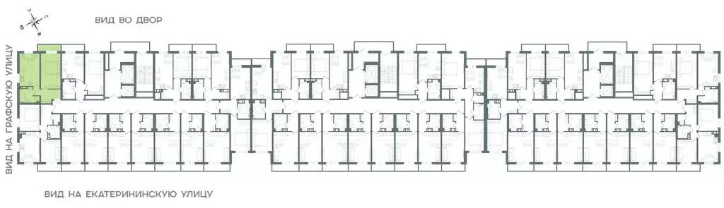 1-комнатная квартира: Мурино, Екатерининская улица, 11 (38.4 м) - Фото 1