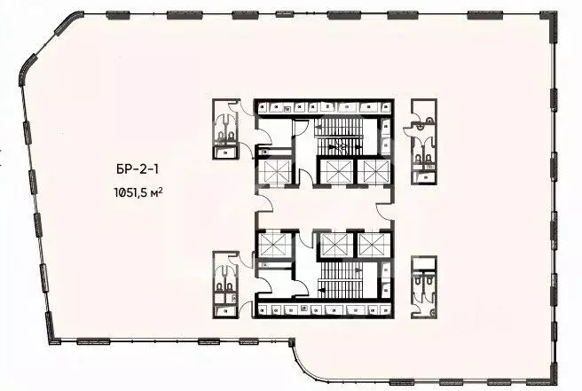 Помещение свободного назначения в Москва Холодильный пер., 3к1 (1052 ... - Фото 1