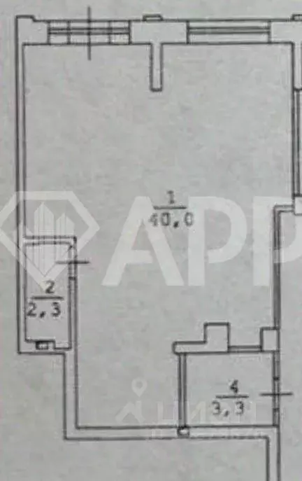 Офис в Татарстан, Казань Гвардейская ул., 54Б (60 м) - Фото 2