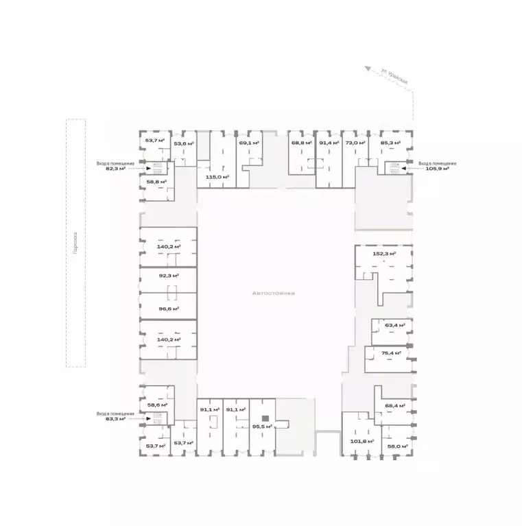 Помещение свободного назначения в Тюменская область, Тюмень Зарека ... - Фото 2