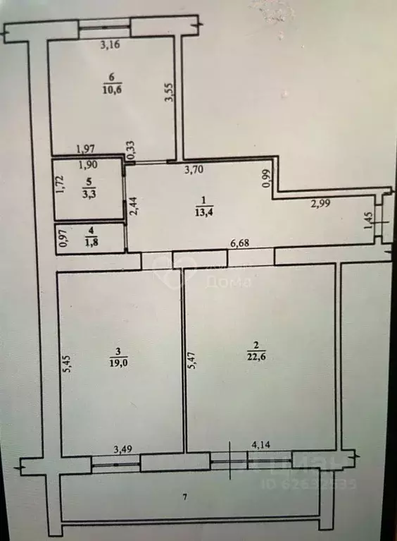 2-к кв. Волгоградская область, Волгоград Колосовая ул., 12 (70.7 м) - Фото 2
