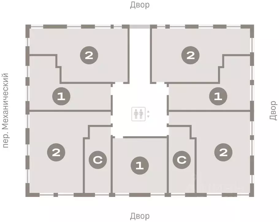 2-к кв. Свердловская область, Екатеринбург ул. Войкова, 15 (64.95 м) - Фото 1