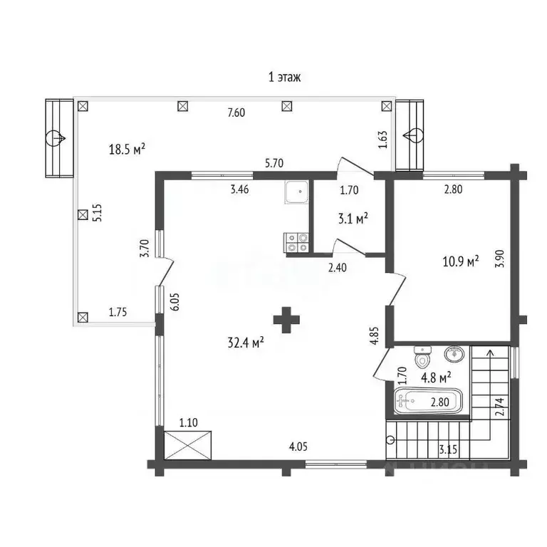 Дом в Москва д. Кнутово, 243 (123 м) - Фото 2