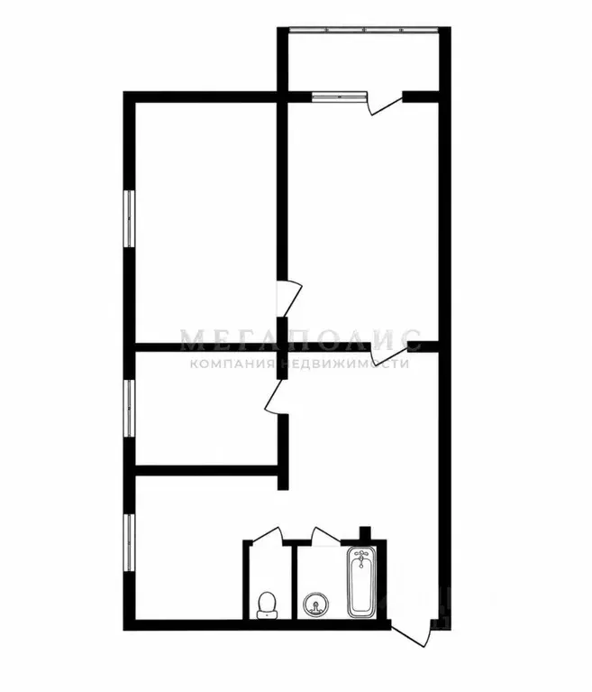 3-к кв. Челябинская область, Миасс ул. Менделеева, 14 (50.7 м) - Фото 2
