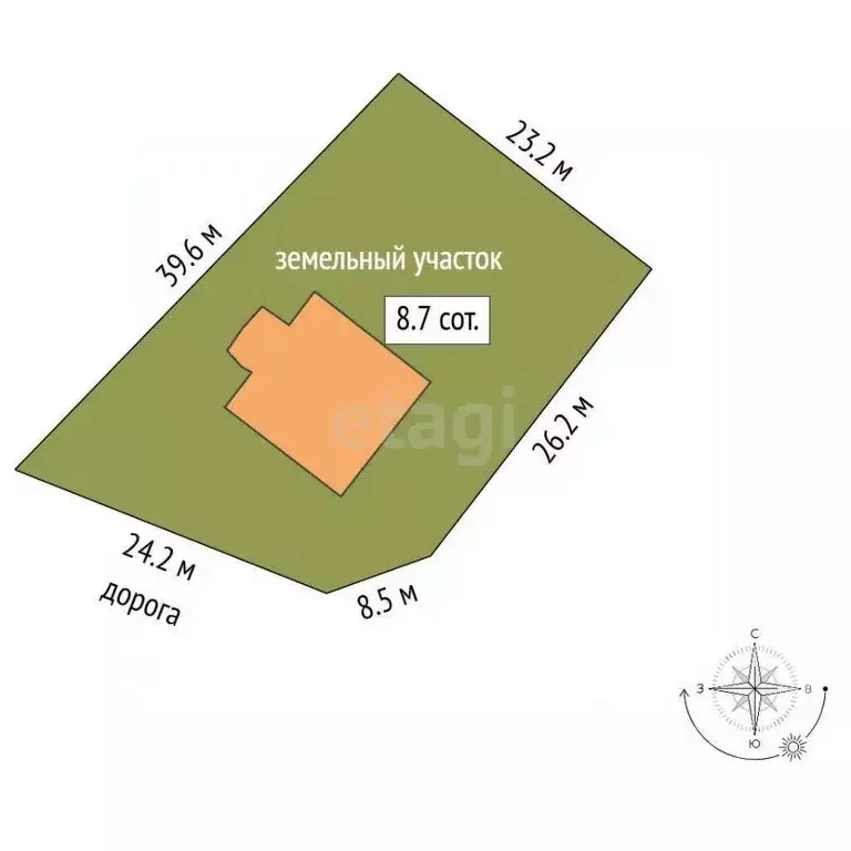 Дом в Ленинградская область, Ломоносовский район, Оржицкое с/пос, ... - Фото 1