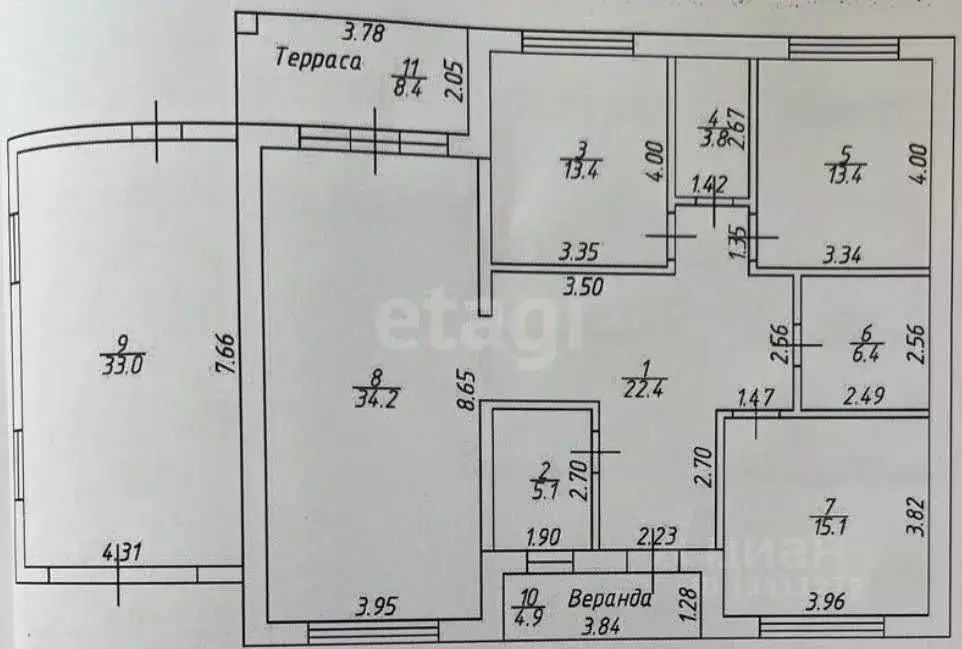 Дом в Белгородская область, Белгородский район, Тавровское с/пос, с. ... - Фото 1