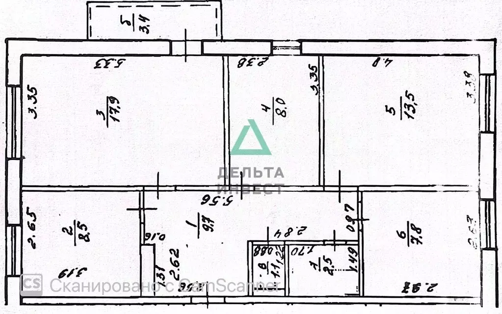 4-к кв. Башкортостан, Уфа Минская ул., 58 (73.4 м) - Фото 1