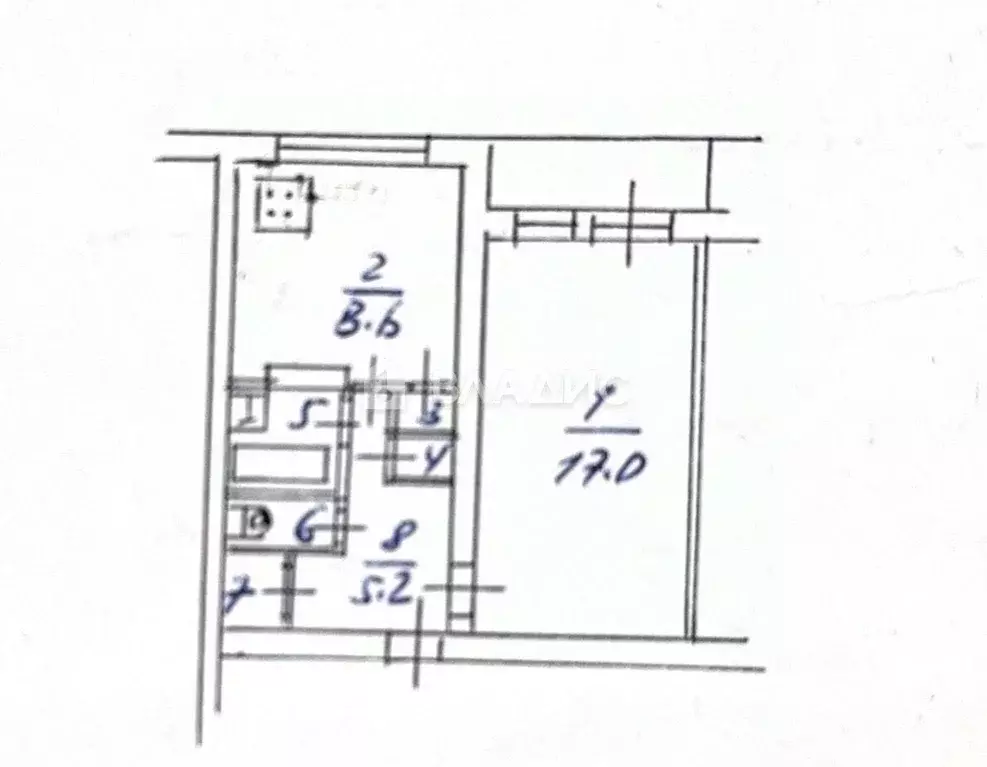 1-к кв. Ленинградская область, Всеволожск Межевая ул., 23 (36.1 м) - Фото 1