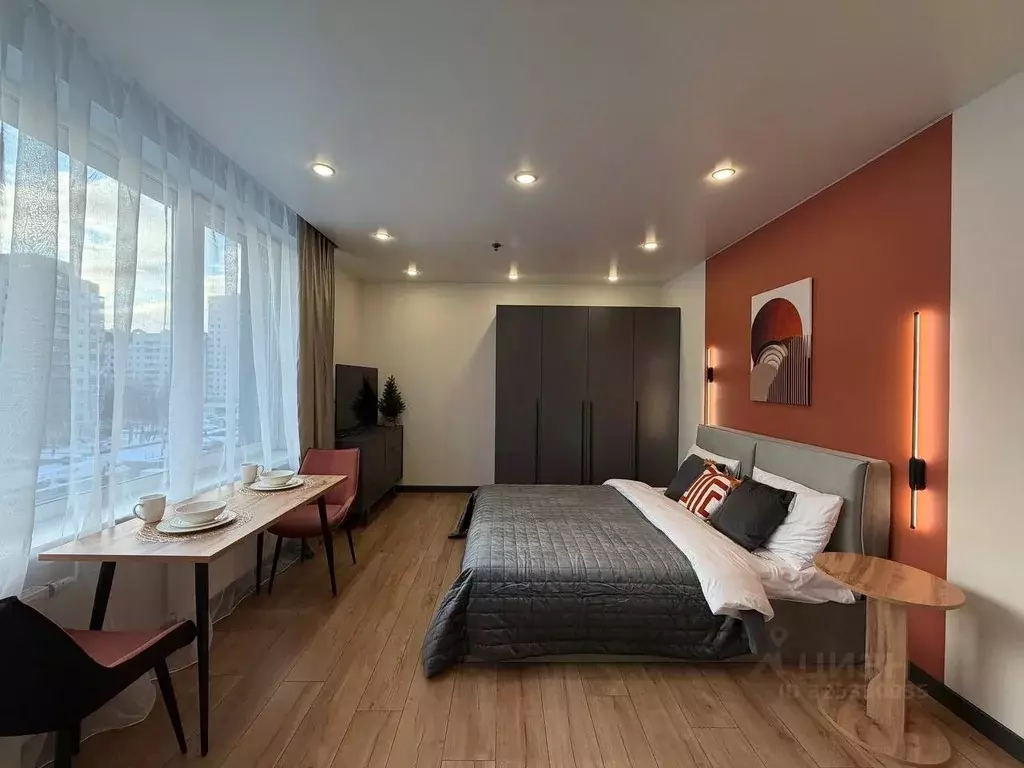 Студия Санкт-Петербург ул. Хошимина, 16А (28.0 м) - Фото 1