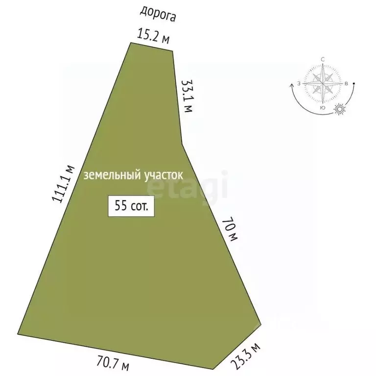 Участок в Марий Эл, Килемарский муниципальный округ, пос. Красный Мост ... - Фото 2