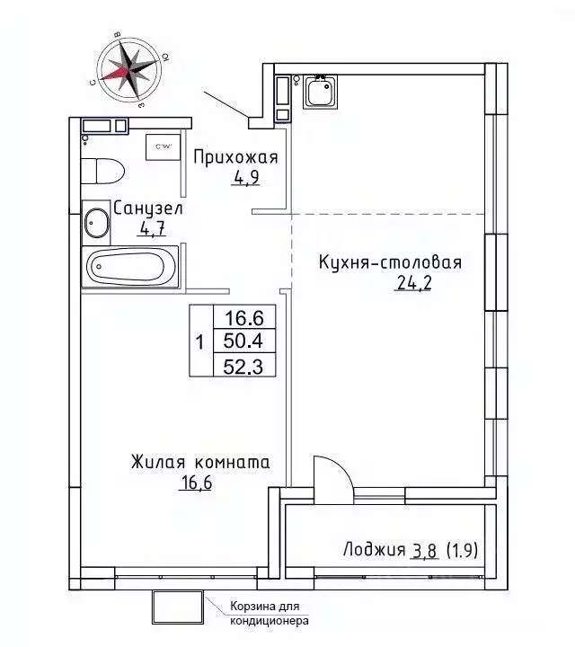 1-к кв. Приморский край, Надеждинский район, пос. Новый Новый жилой ... - Фото 1
