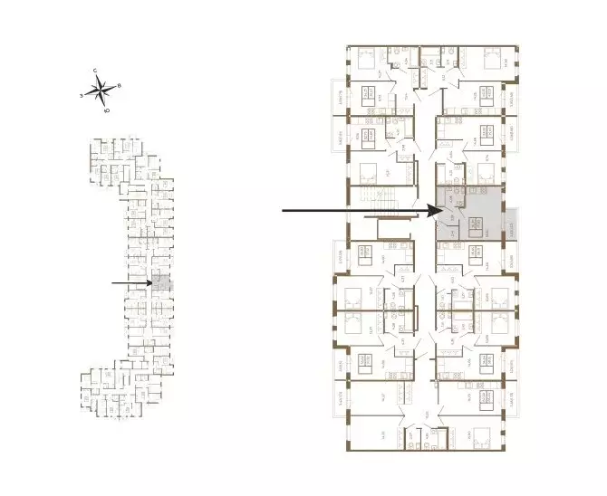 Квартира-студия: Сертолово, Златоглавая улица, 2к2 (27.82 м) - Фото 2