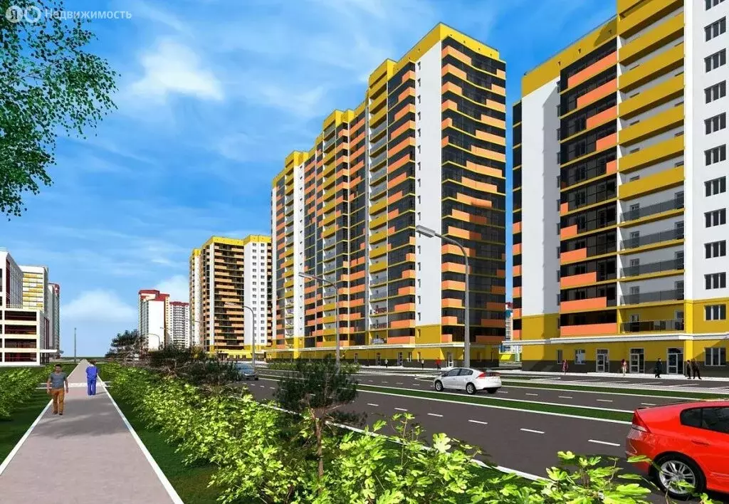 1-комнатная квартира: Краснодар, улица имени Виктора Нарыкова, 10 ... - Фото 1