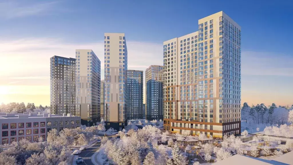 2-к кв. Московская область, Одинцово Микрорайон Клубничное Поле,  ... - Фото 2