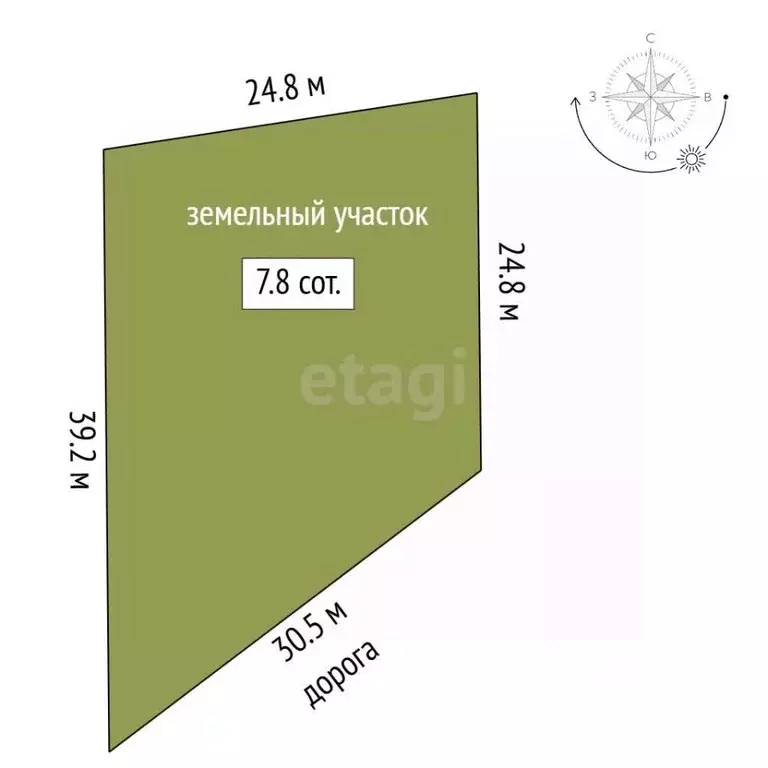 Участок в Марий Эл, Звениговский район, Кокшайское с/пос, ТСЖ Сосновый ... - Фото 2