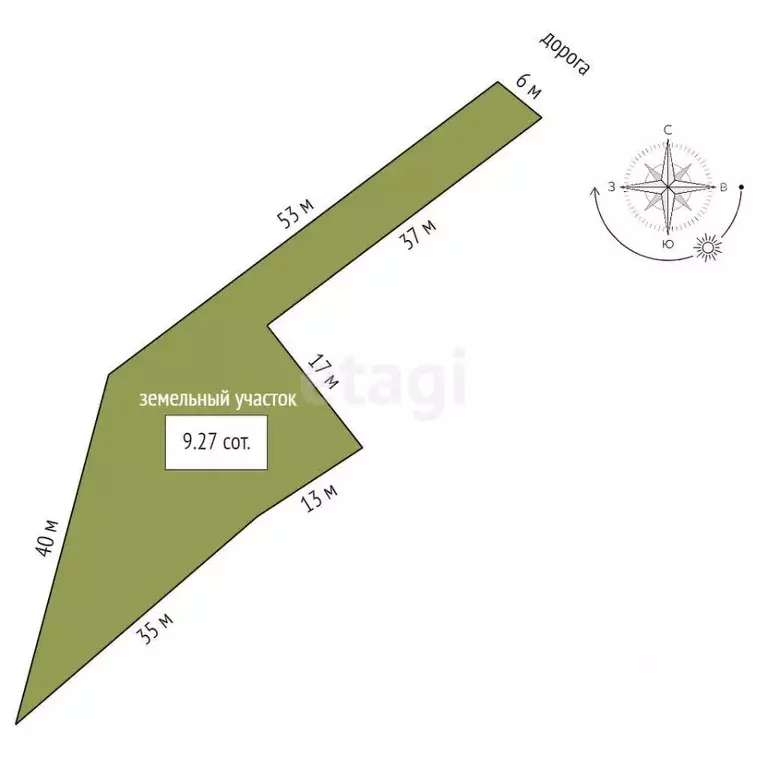 Участок в Тюменская область, Нижнетавдинский муниципальный округ, с. ... - Фото 2