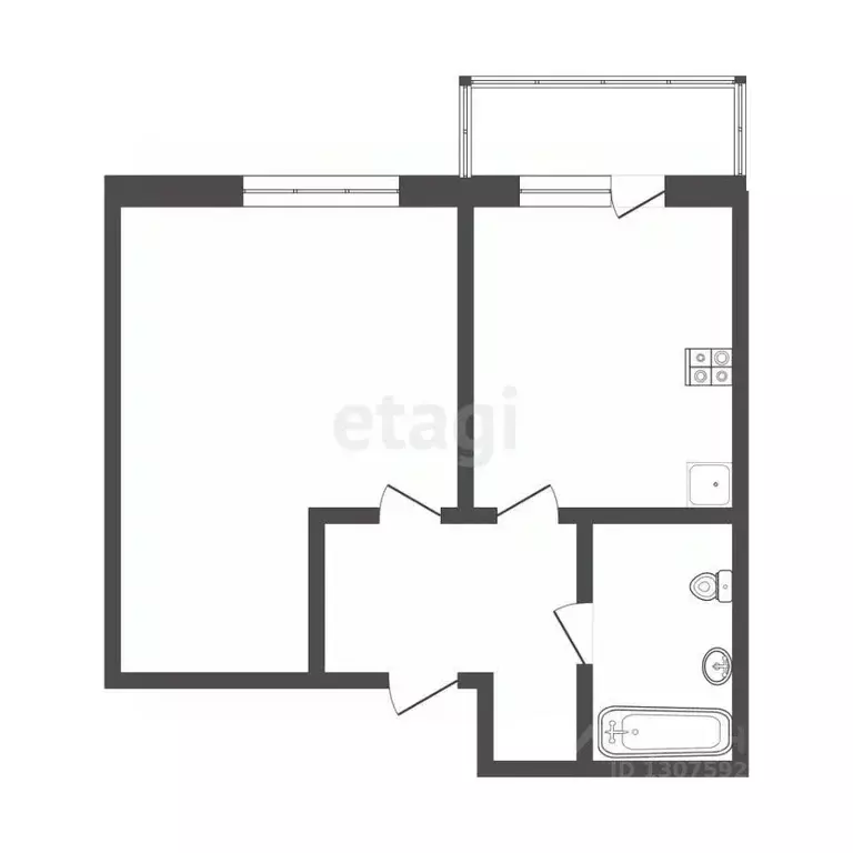 1-к кв. Ярославская область, Ярославль просп. Фрунзе, 39к2 (42.1 м) - Фото 1