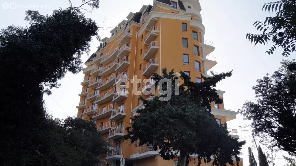 Квартира-студия: Кореиз, Прибрежная улица, 1А (32.4 м) - Фото 1