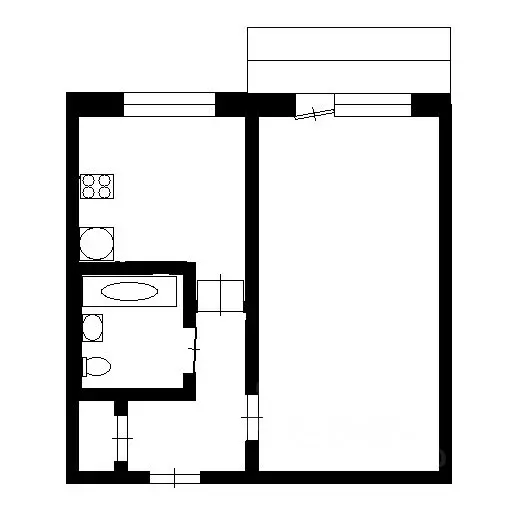 1-к кв. Алтайский край, Бийск ул. 8 Марта, 24 (30.7 м) - Фото 1