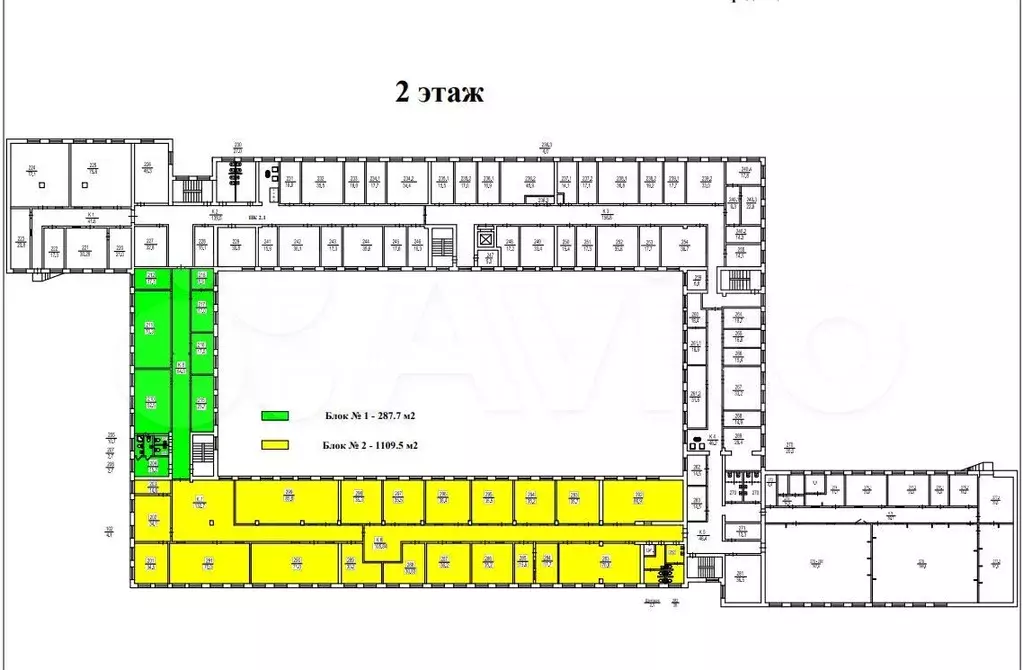 Блок 50м офис от собственника. есть 25-1500м - Фото 1