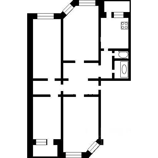 4-к кв. Красноярский край, Норильск ул. Орджоникидзе, 17 (84.0 м) - Фото 2