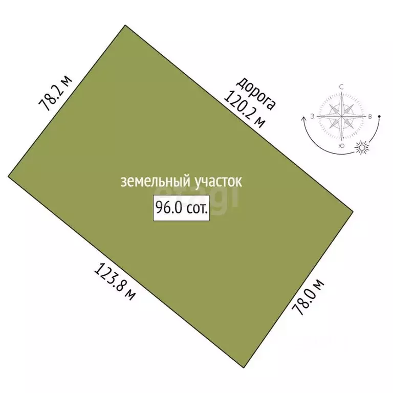 Участок в Астраханская область, Харабалинский район, с. Селитренное  ... - Фото 2