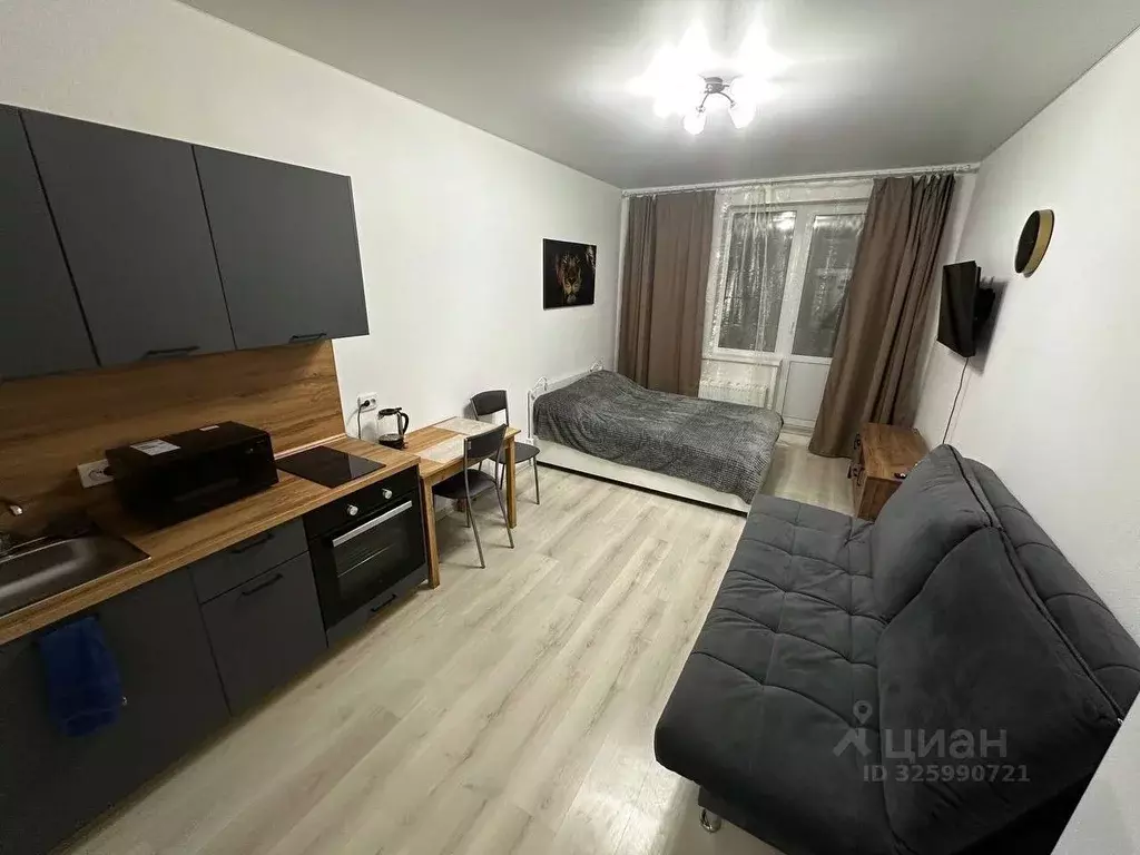 Студия Санкт-Петербург ул. Плесецкая, 10 (26.2 м) - Фото 1