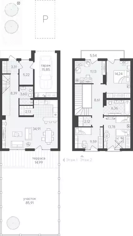 4-комнатная квартира: Тюмень, улица Фармана Салманова, 3к2 (144.78 м) - Фото 1
