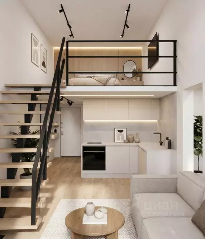 Студия Санкт-Петербург Свердловская наб., 58 (64.1 м) - Фото 1