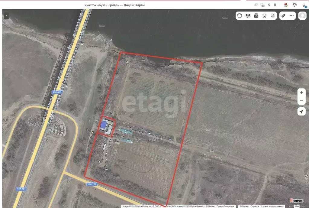 Участок в Астраханская область, Красноярский муниципальный округ, пос. ... - Фото 1