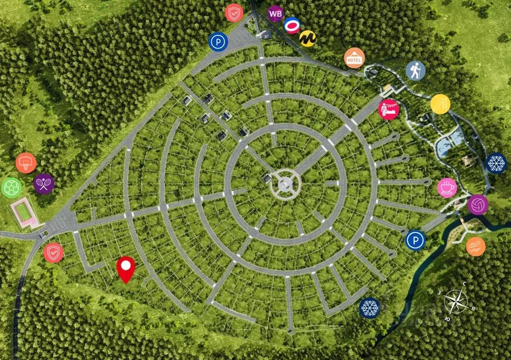 Участок в Московская область, Ступино городской округ, Кедровый парк ... - Фото 2