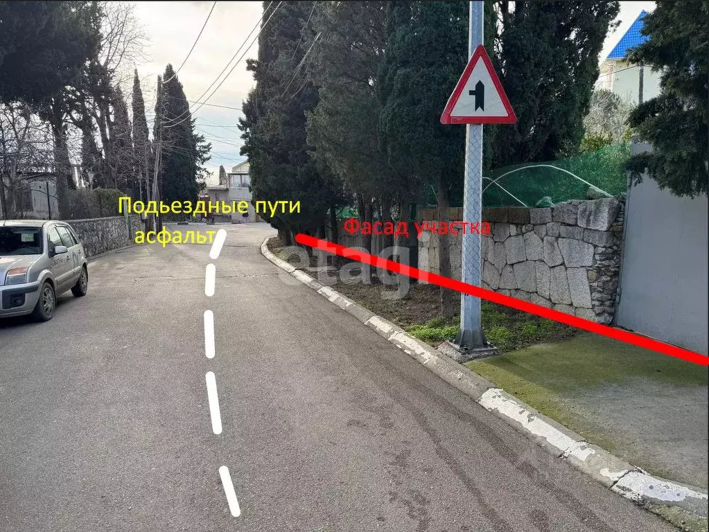 Участок в Крым, Ялта муниципальный округ, Симеиз пгт ул. Максима ... - Фото 1