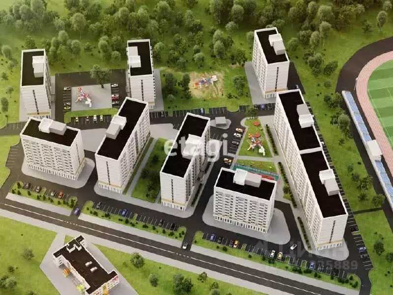 3-к кв. Калужская область, Калуга проезд Юрия Круглова, 3 (80.06 м) - Фото 2