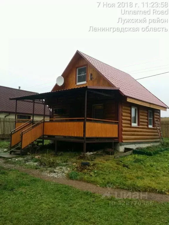 Дом в Ленинградская область, Лужский район, Заклинское с/пос, Лужское ... - Фото 1