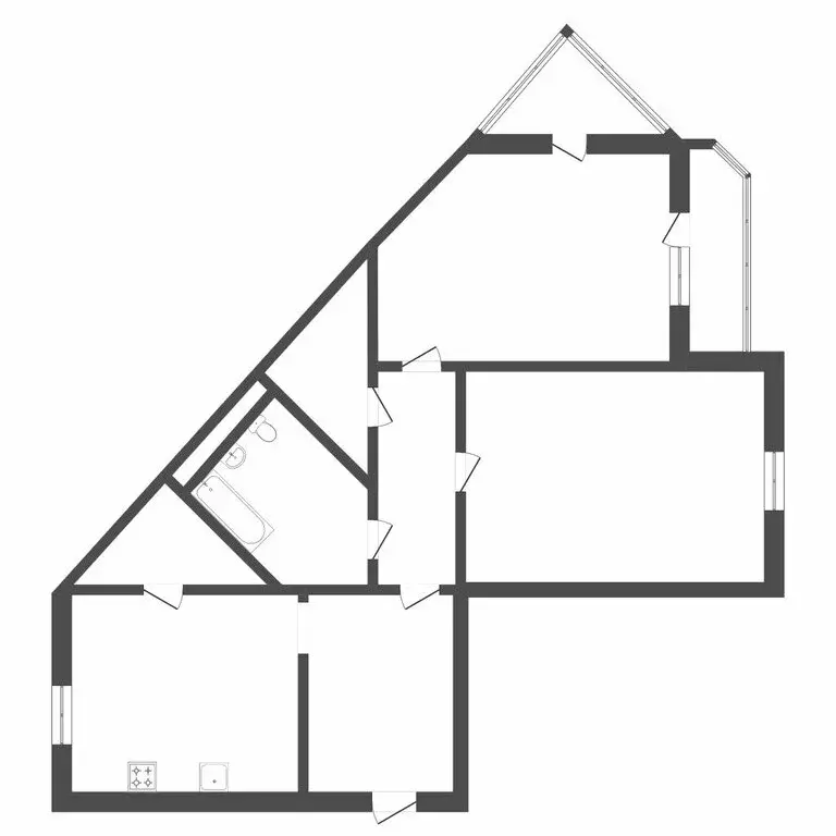 2-комнатная квартира: Тюмень, Широтная улица, 168к3 (82.7 м) - Фото 1