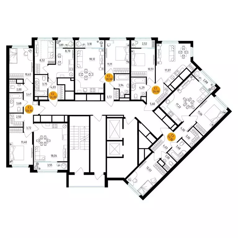 1-комнатная квартира: Рязань, Московское шоссе, 2 (39.99 м) - Фото 1